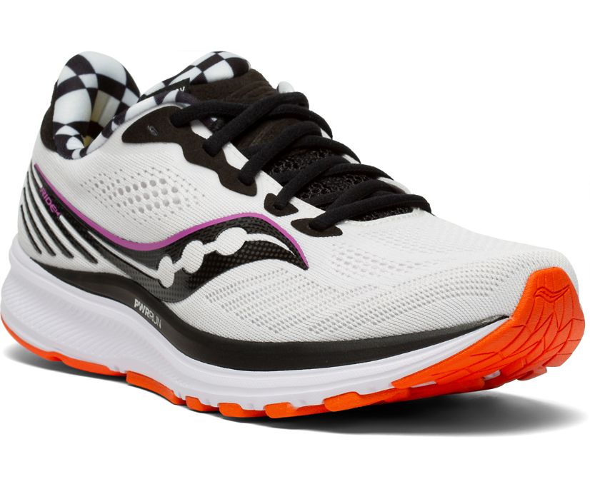 Women's Saucony Ride 14 Running Shoes Grey / Black | Singapore 196FDNM